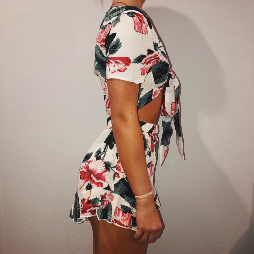 Two piece floral set